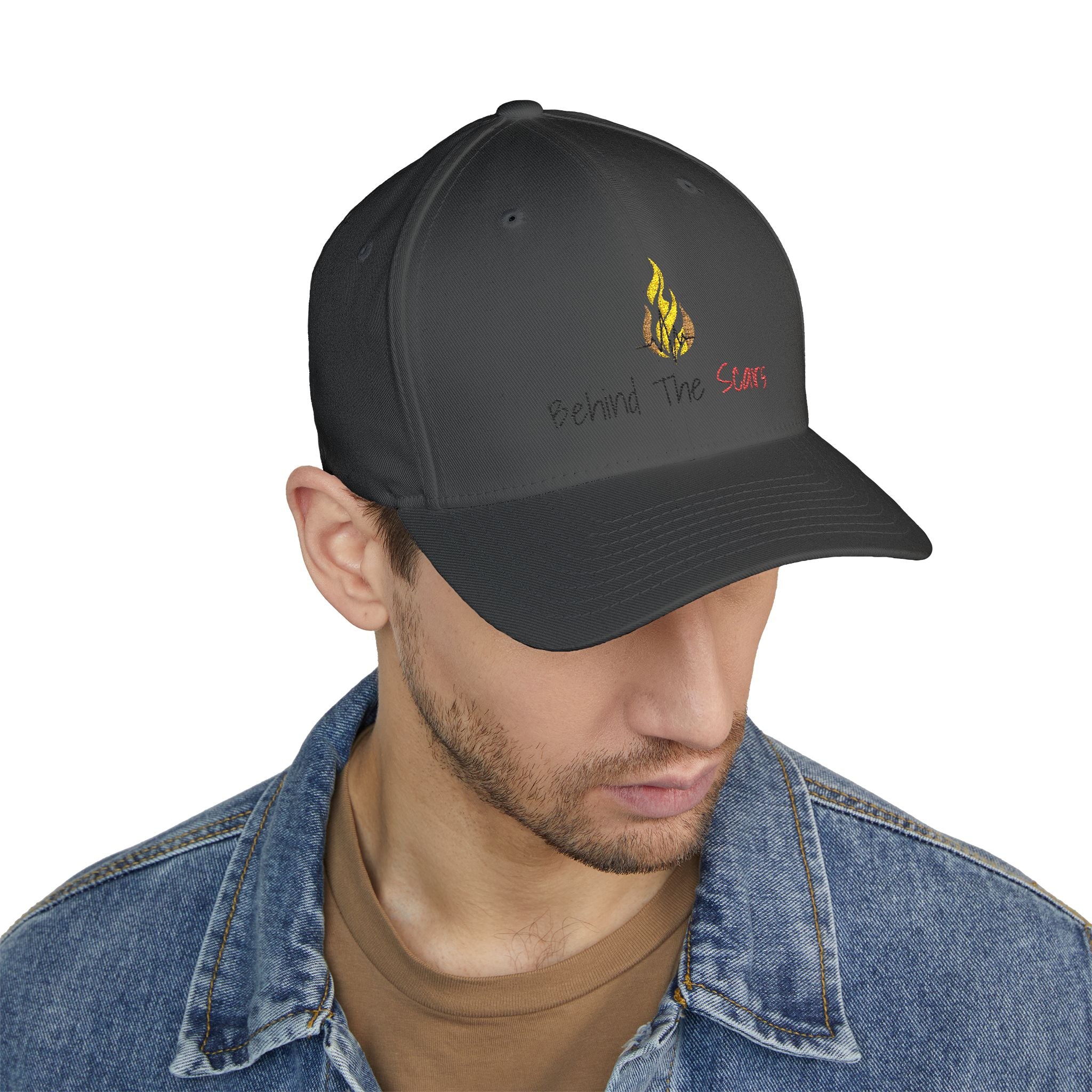Behind The Scars Embroidered Baseball Cap