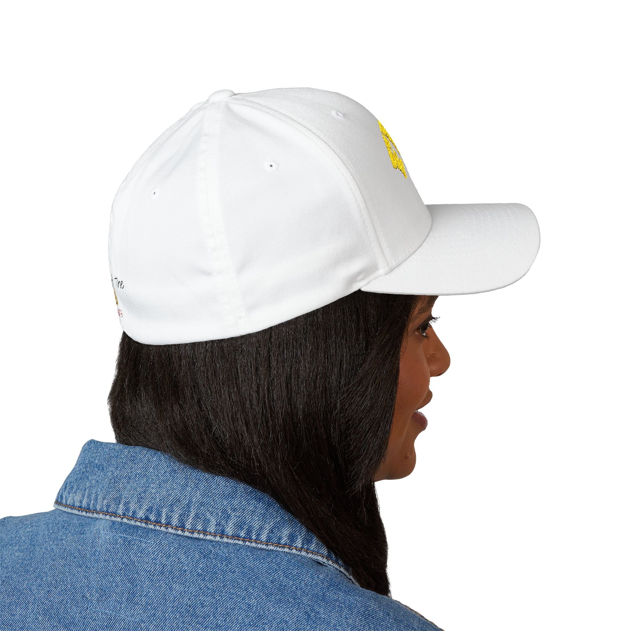 Fresh Embroidered Baseball Cap — Yellow 'FRESH' Design