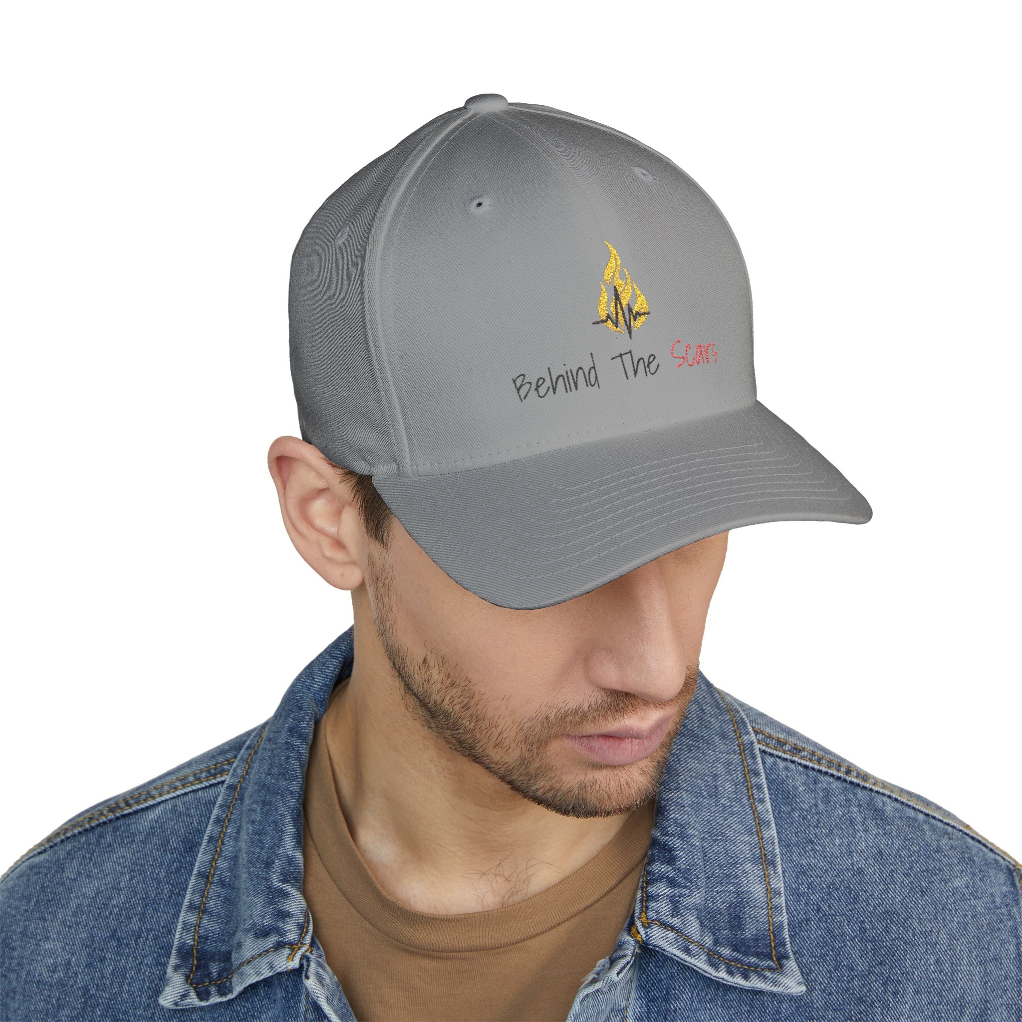 Emroided Behind The Scars Embroidered Baseball Cap