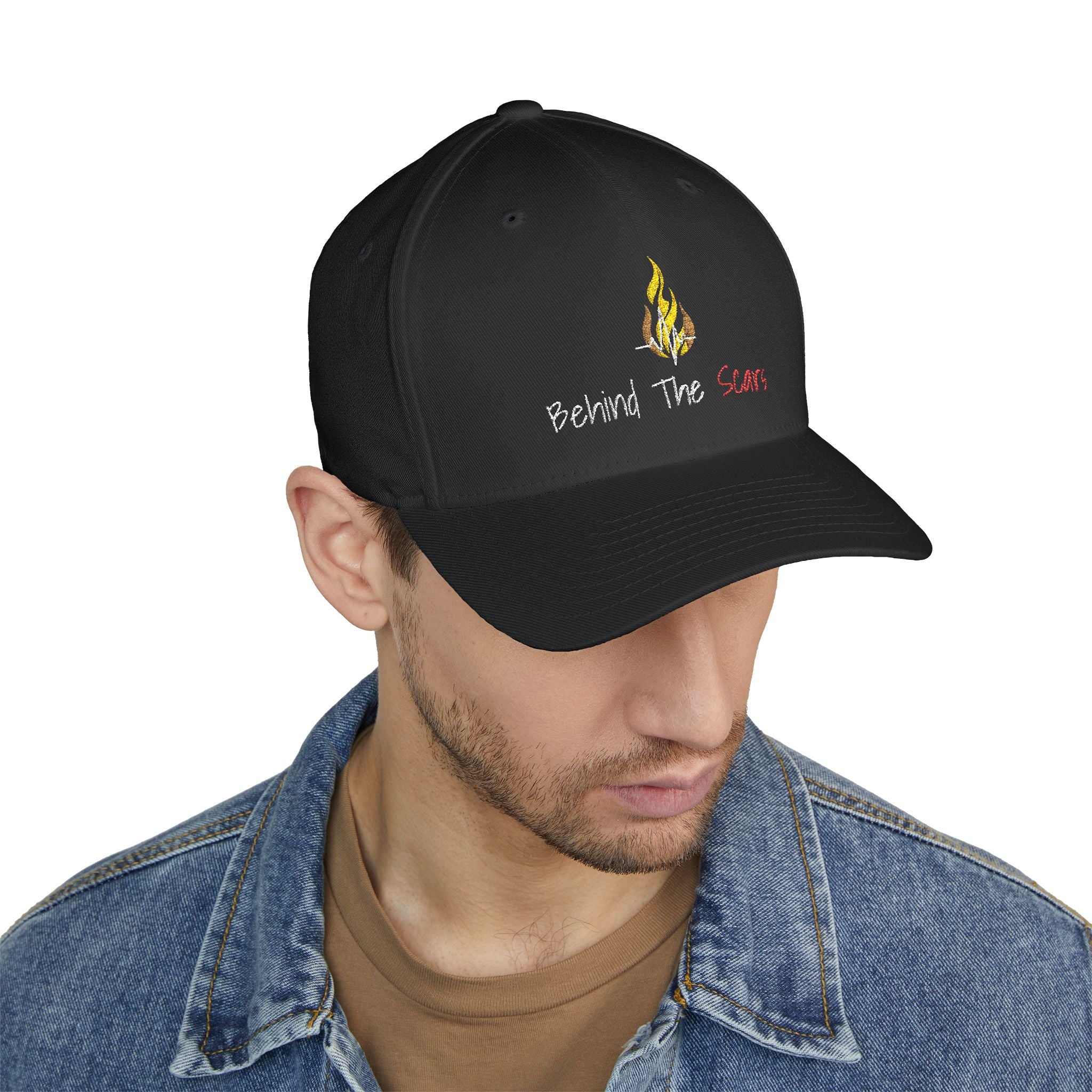 Behind The Scars Embroidered Cap