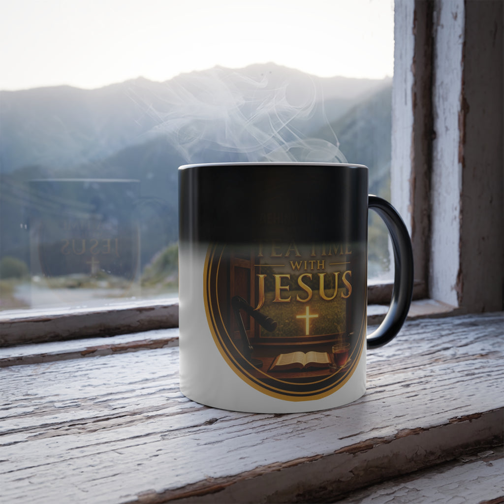 Color Morphing Mug - Tea Time with Jesus