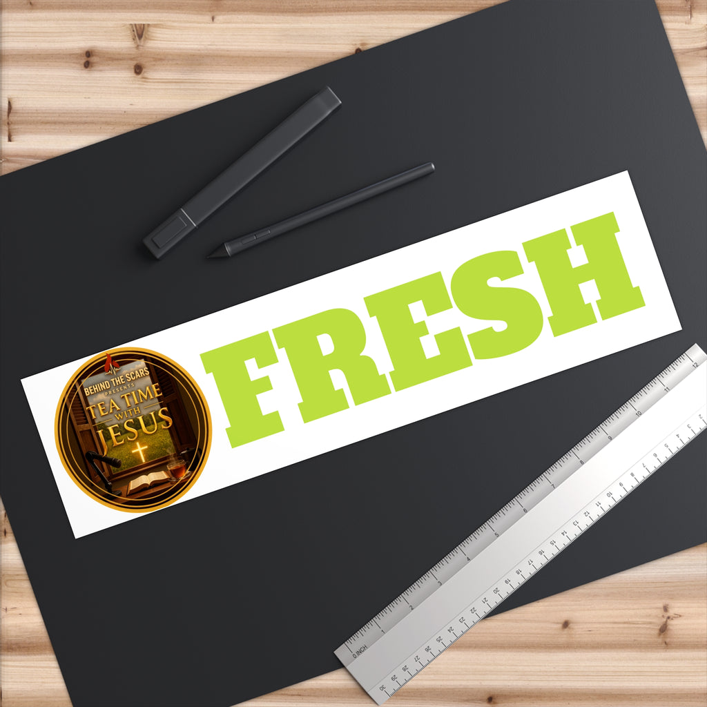 Tea Time With Jesus Bumper Stickers