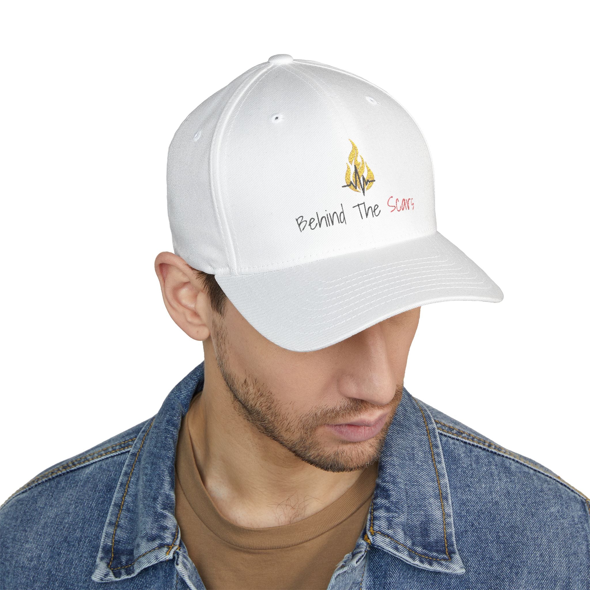 Emroided Behind The Scars Embroidered Baseball Cap