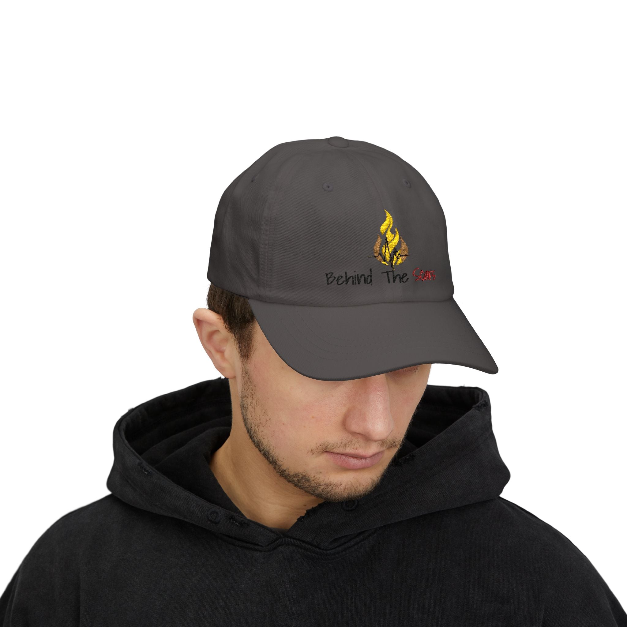 Dad Cap — Behind The Scars Flame Embroidered Hat