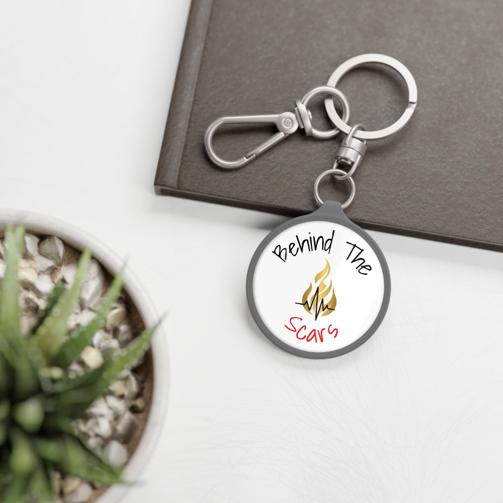 Keyring Tag — "Behind The Scars" Keychain