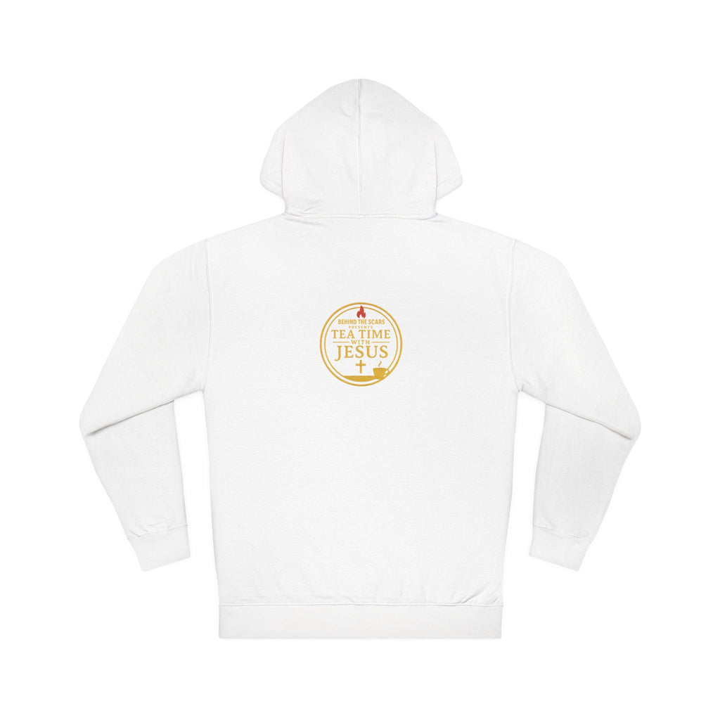 Fresh Vibes Unisex Hooded Sweatshirt - Tea Time with Jesus