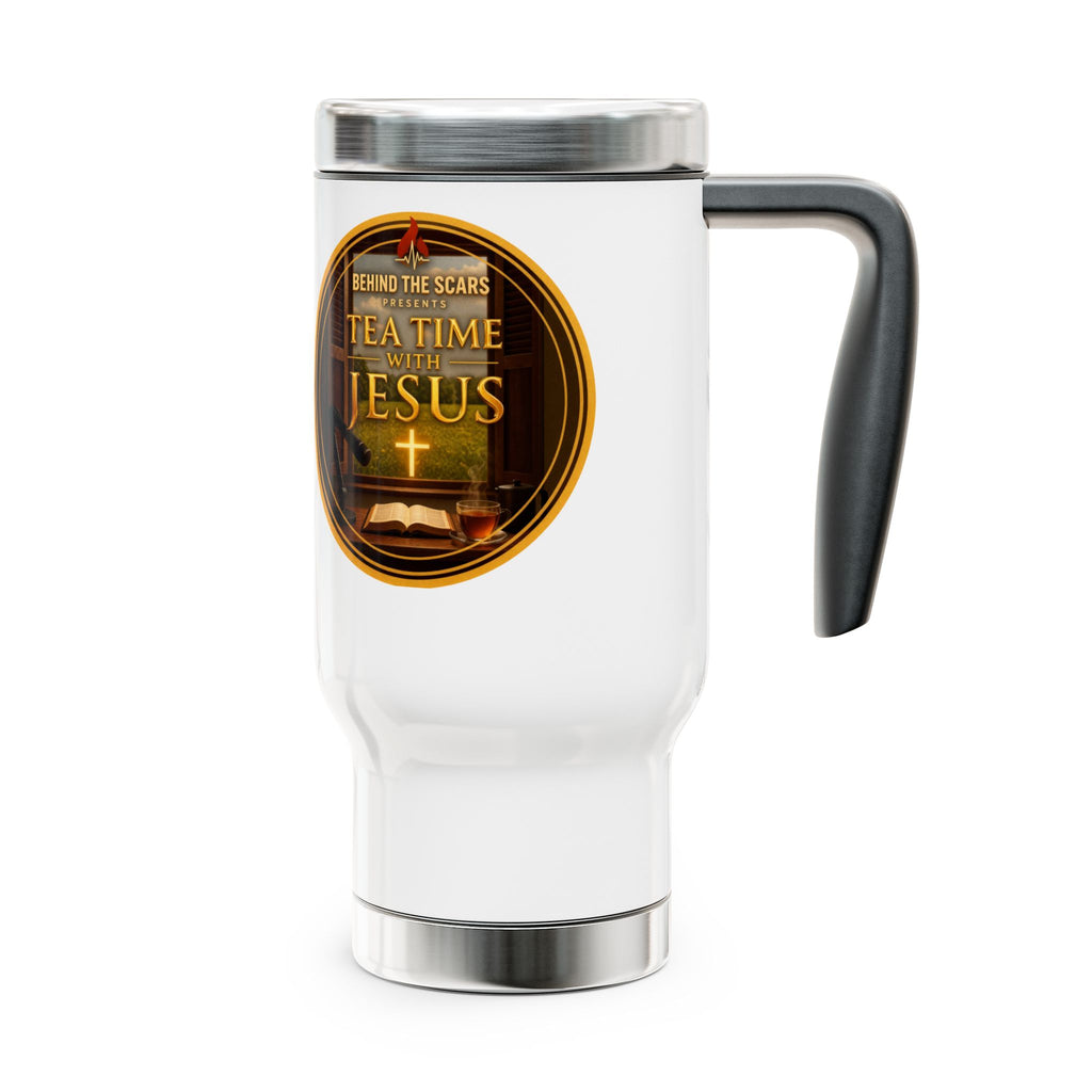 Teatime with Jesus Travel Mug