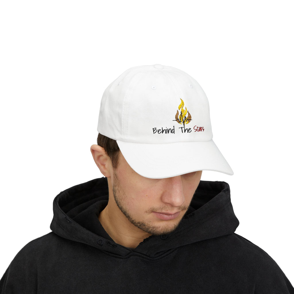 Dad Cap — Behind The Scars Flame Embroidered Hat