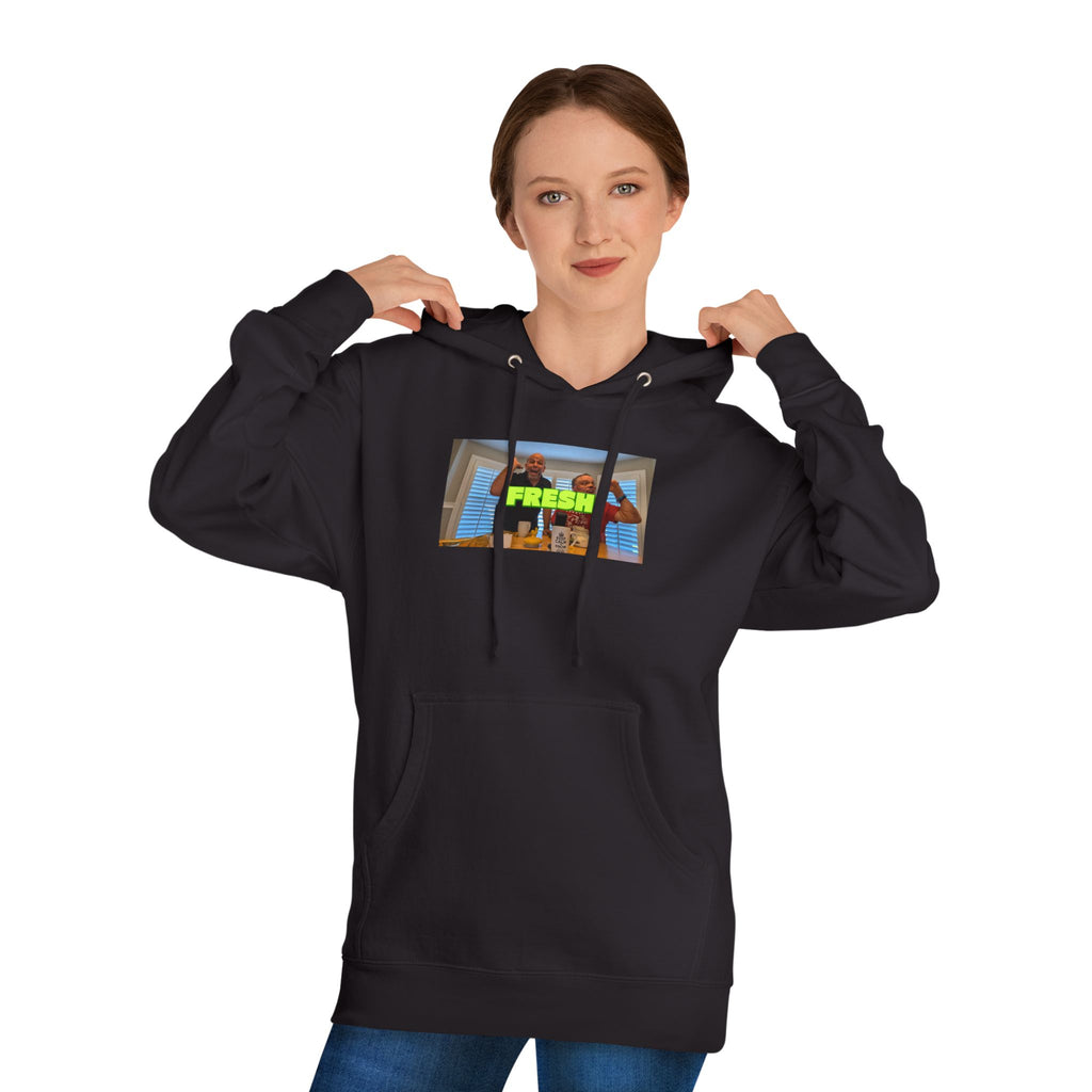 Fresh Vibes Unisex Hooded Sweatshirt - Tea Time with Jesus