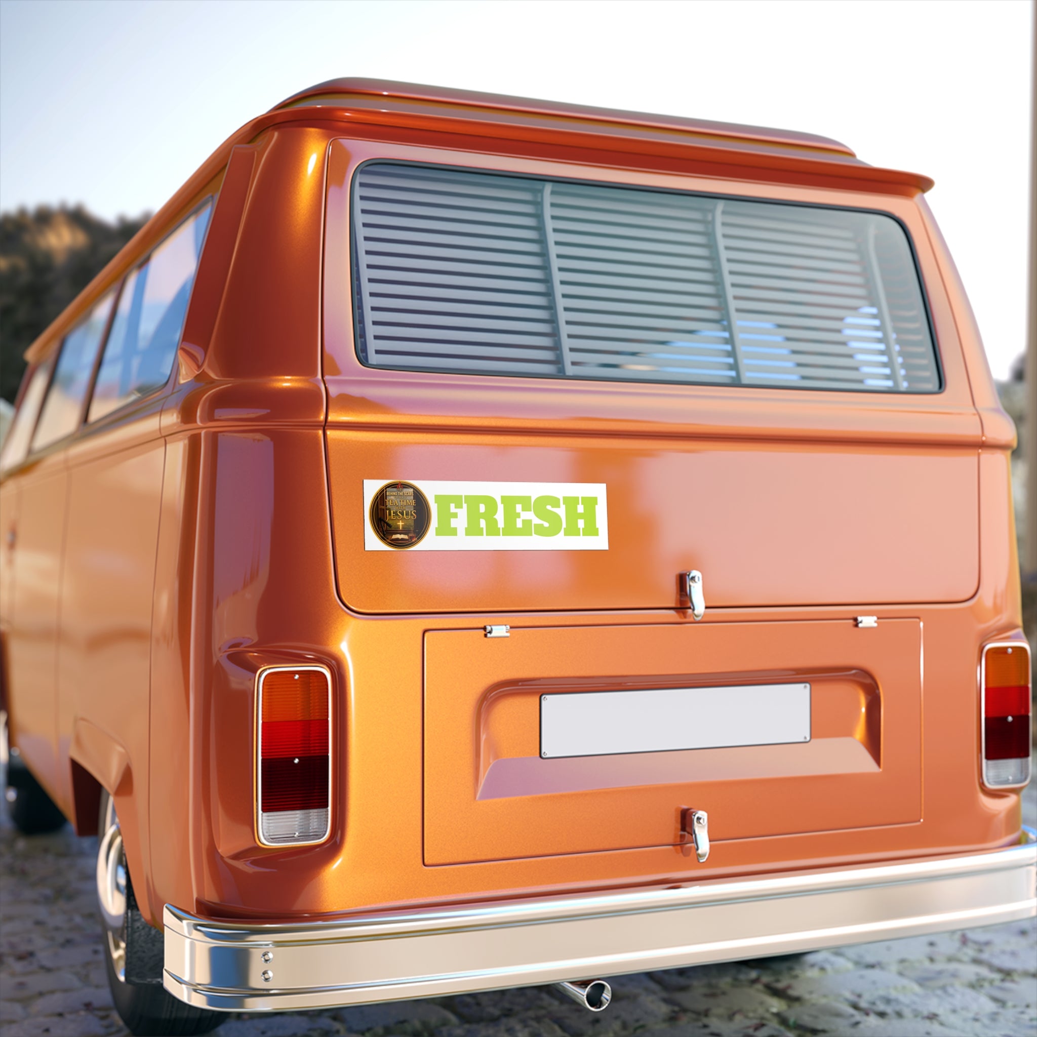 Tea Time With Jesus Bumper Stickers