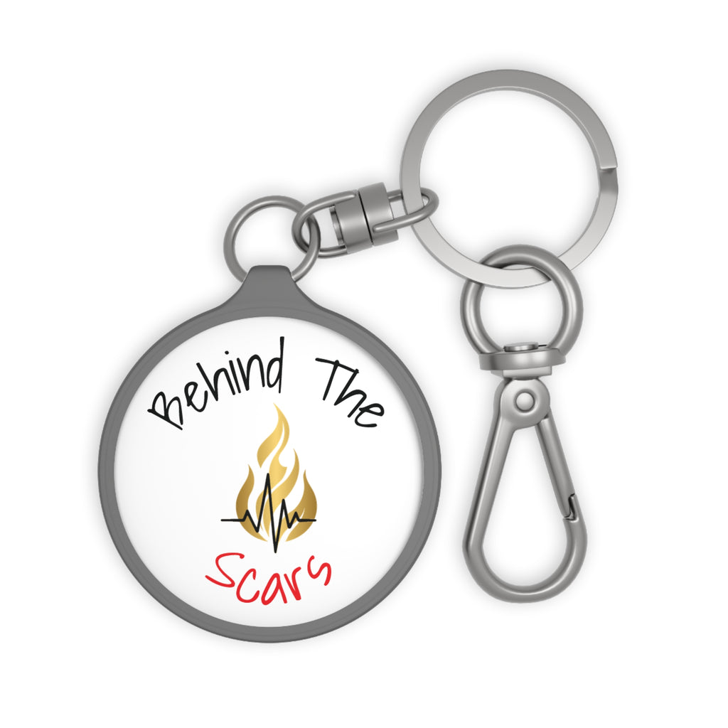 Keyring Tag — "Behind The Scars" Keychain