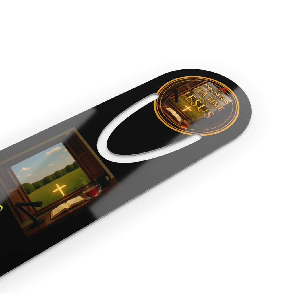 Tea Time With Jesus Bookmark Stainless Steel Scripture Marker