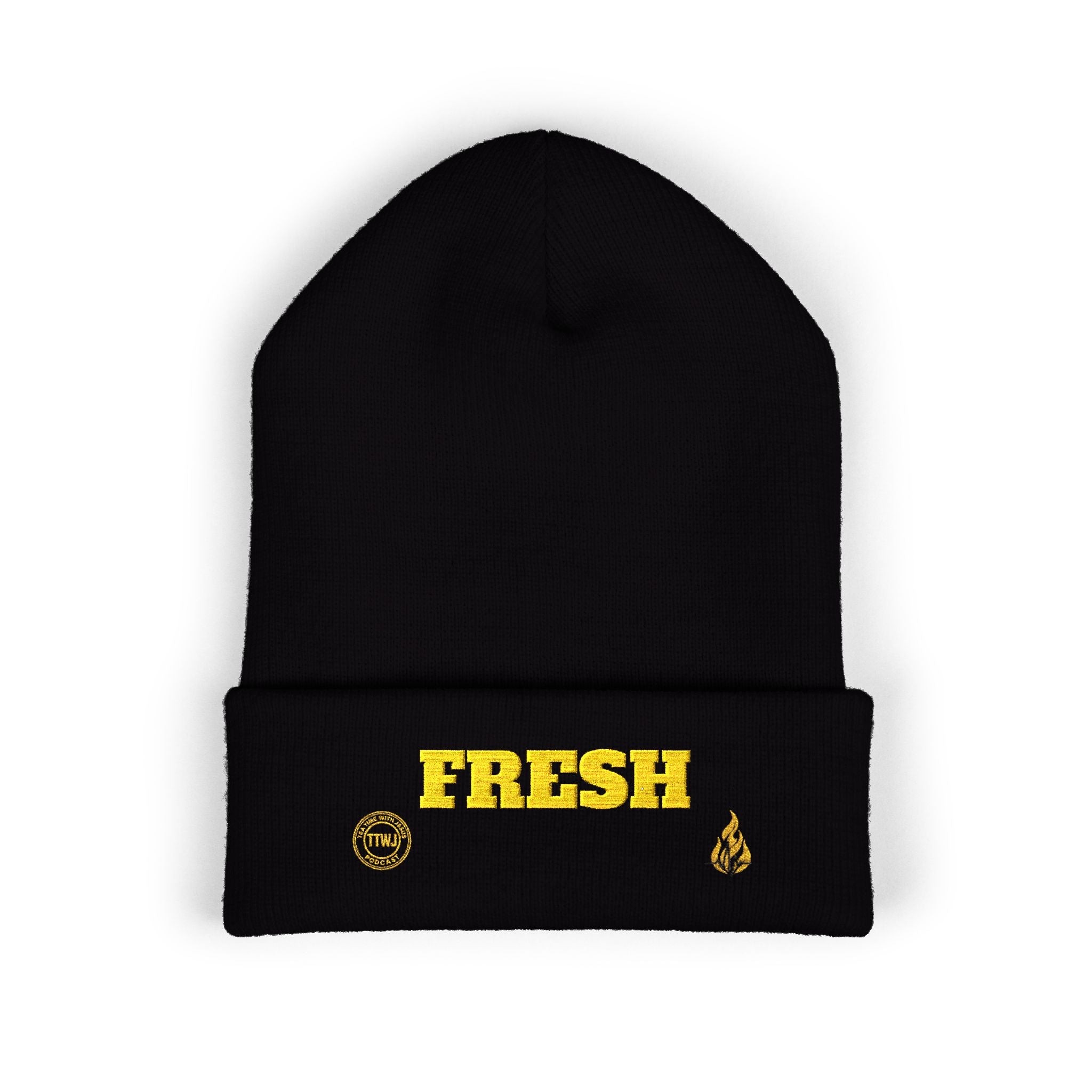 "FRESH" Embroidered Cuffed Beanie