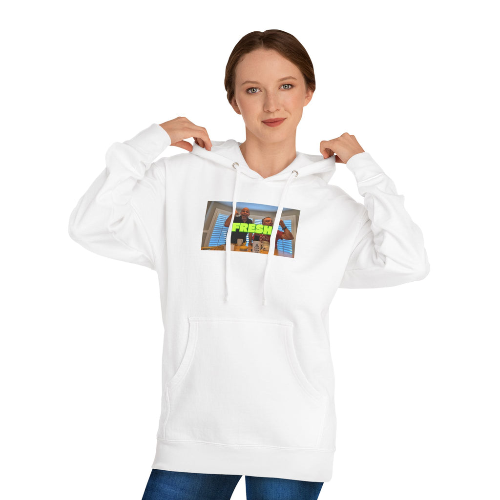 Fresh Vibes Unisex Hooded Sweatshirt - Tea Time with Jesus