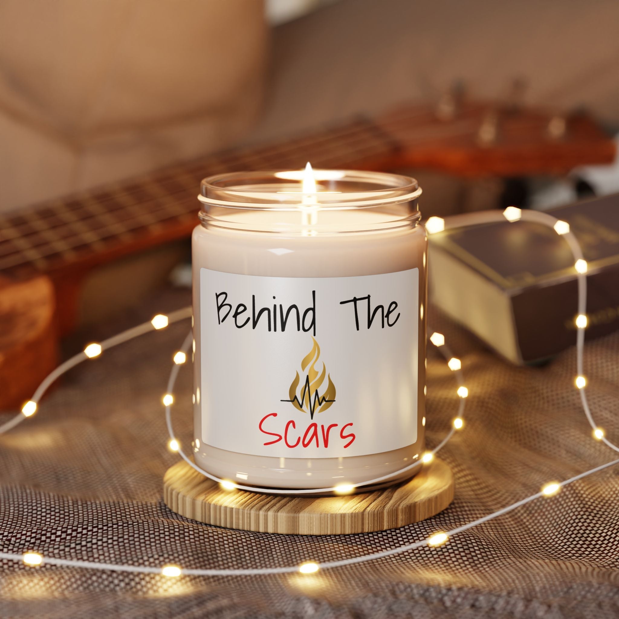 Behind The Scars Scented Soy Candle — 9oz Candle