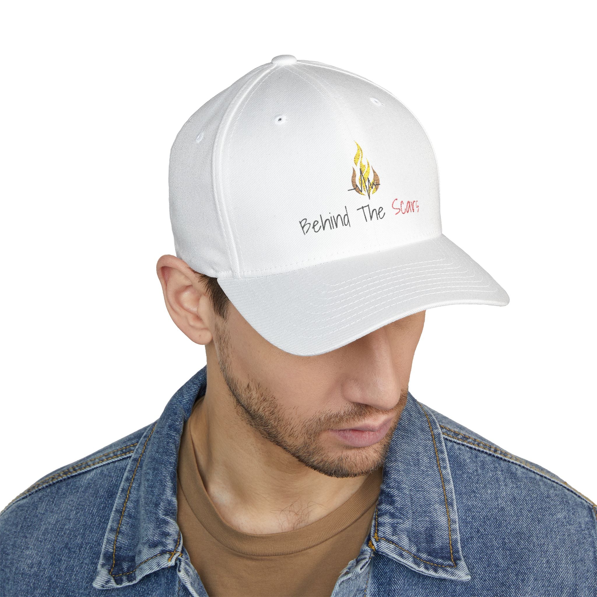 Behind The Scars Embroidered Baseball Cap