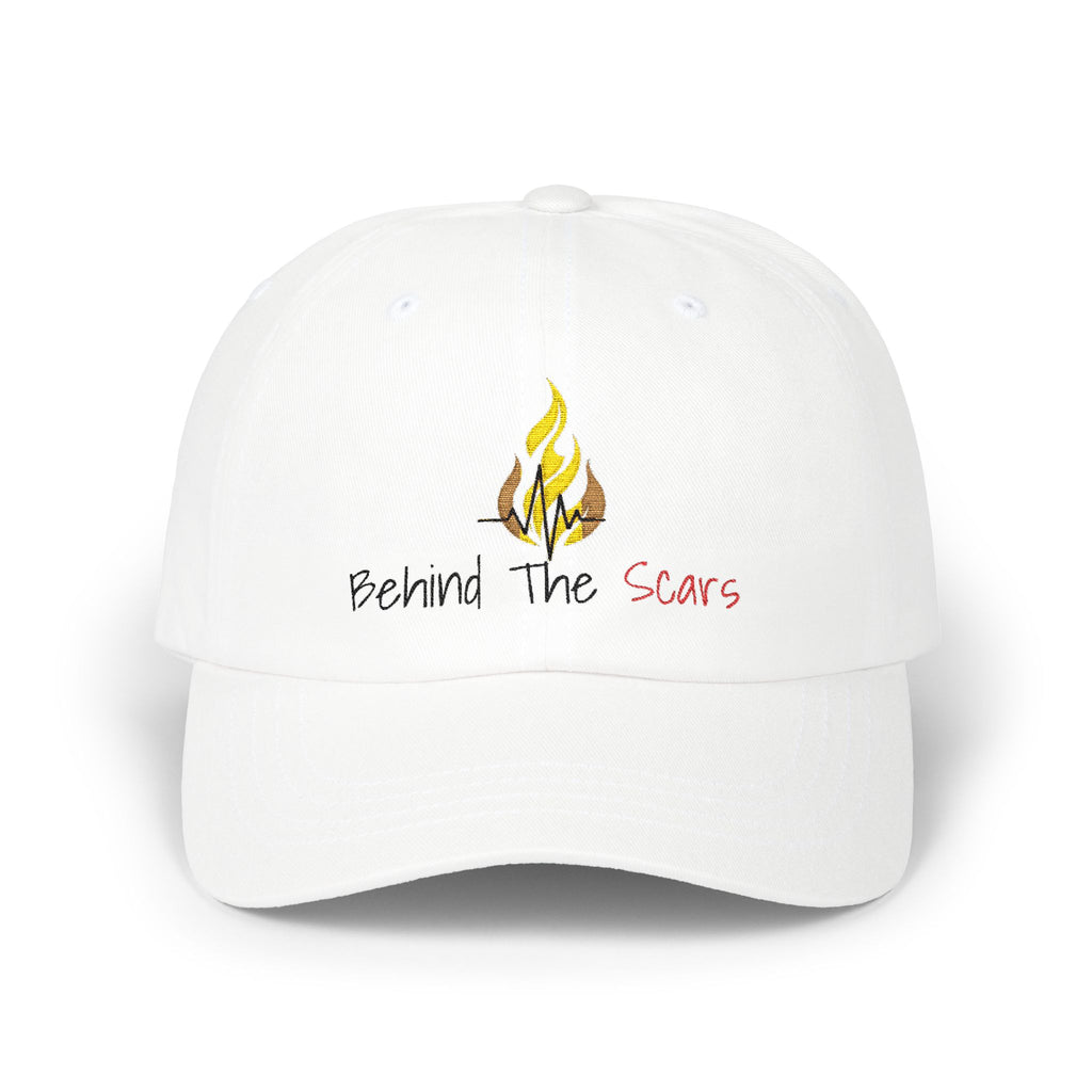 Dad Cap — Behind The Scars Flame Embroidered Hat